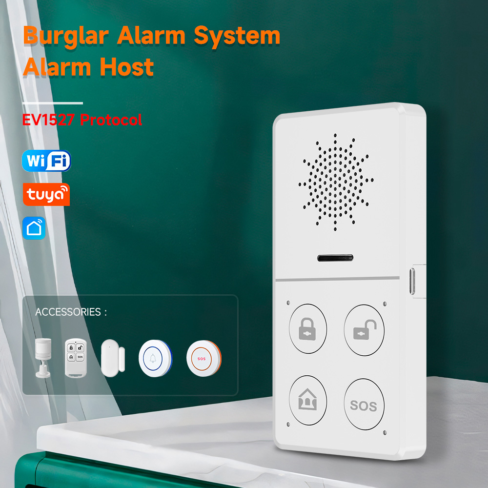 Smart Home Ecosystems - Tuya Wifi Smart Alarm System 433M