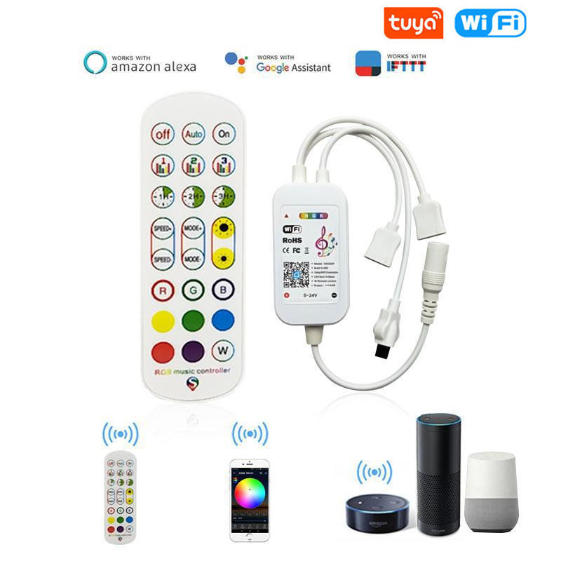 Smart Home Llm - Tuya WiFi Smart LED Controller 4Pin