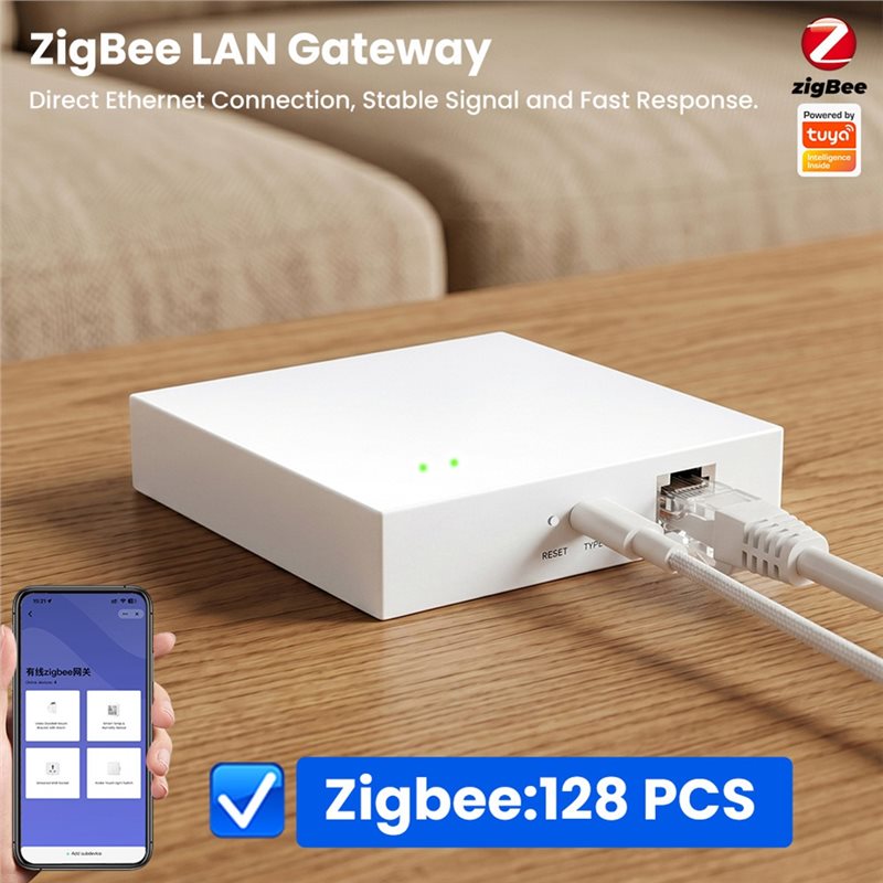 Delicate texture-Tuya Zigbee S - Smart Home Hub Device recension och pris