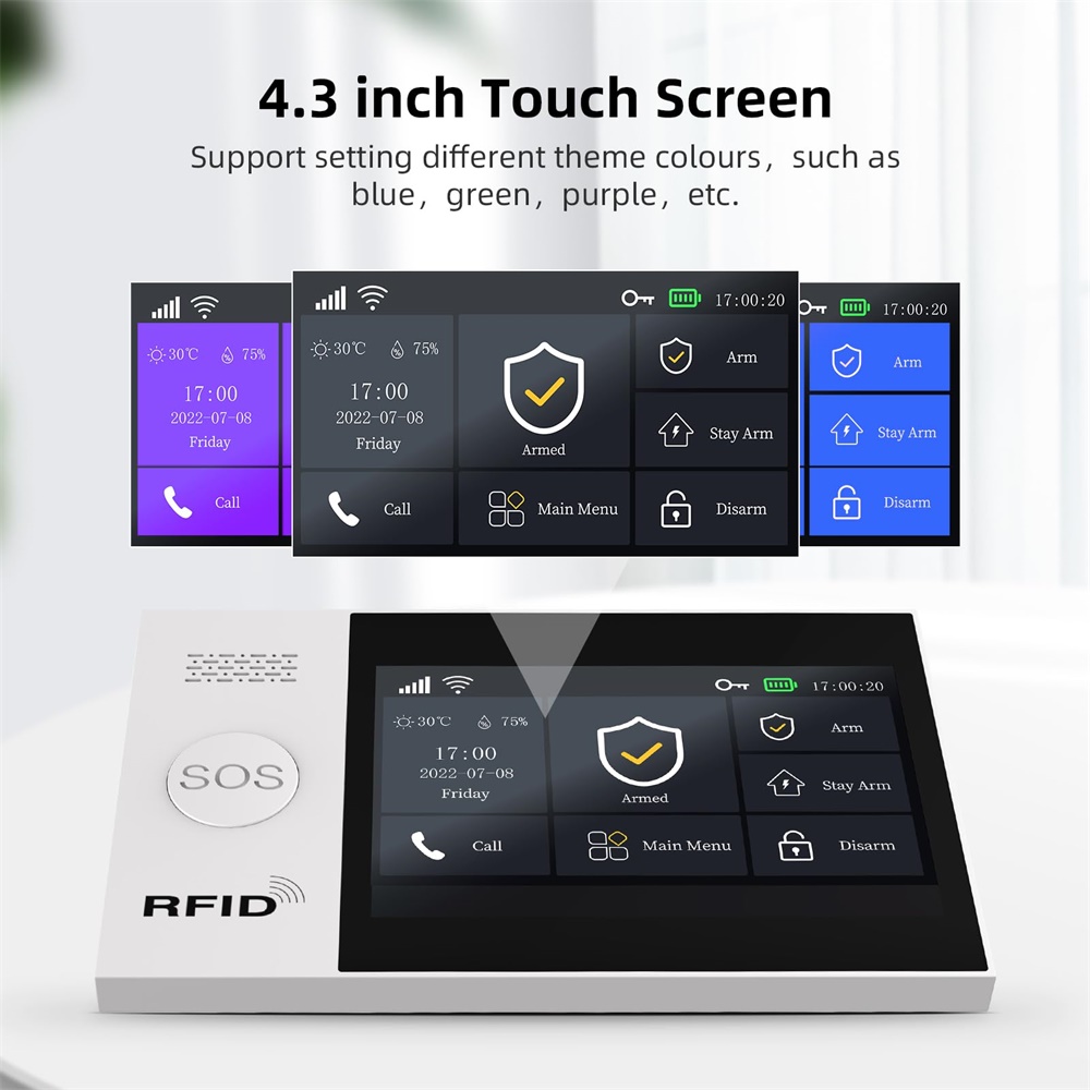 2.4G WIFI Smart GSM Alarm Syst - Smart Home Ecosystems recension och pris