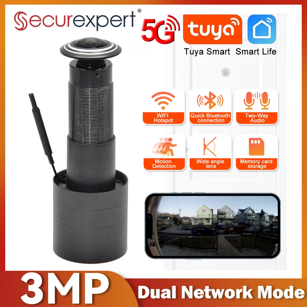 3MP HD 2.4G/5G WiFi Door Viewe - Smart Home Ezviz recension och pris