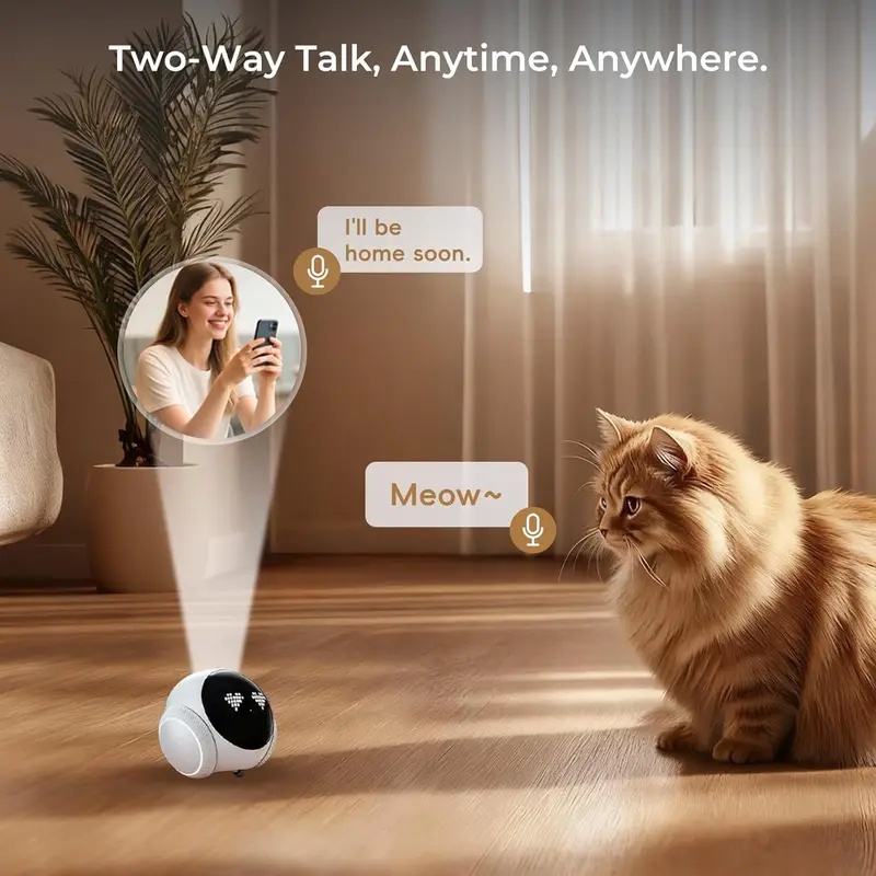 Movable Indoor Pet Robot Camer - Smart Home Video recension och pris