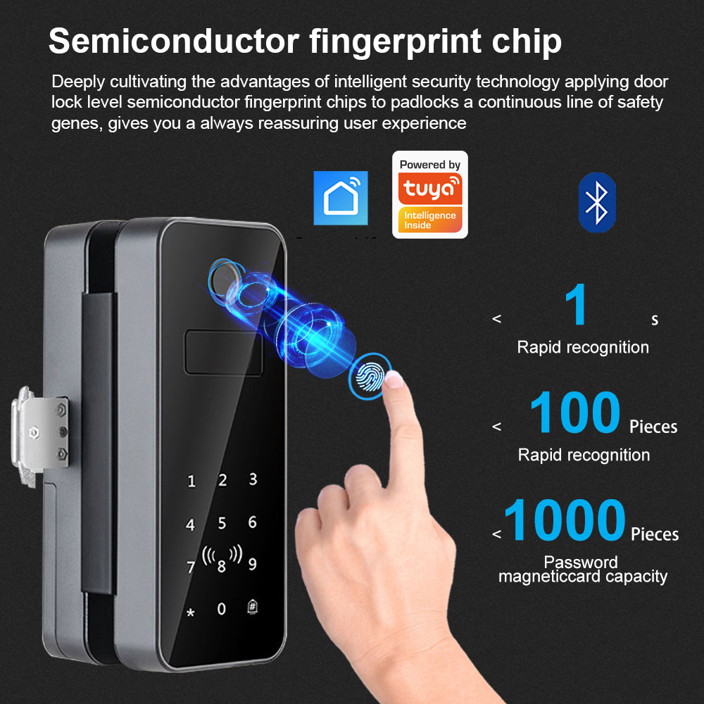 Intelligent Lock Glass Door Pa - Smart Home Ezviz recension och pris