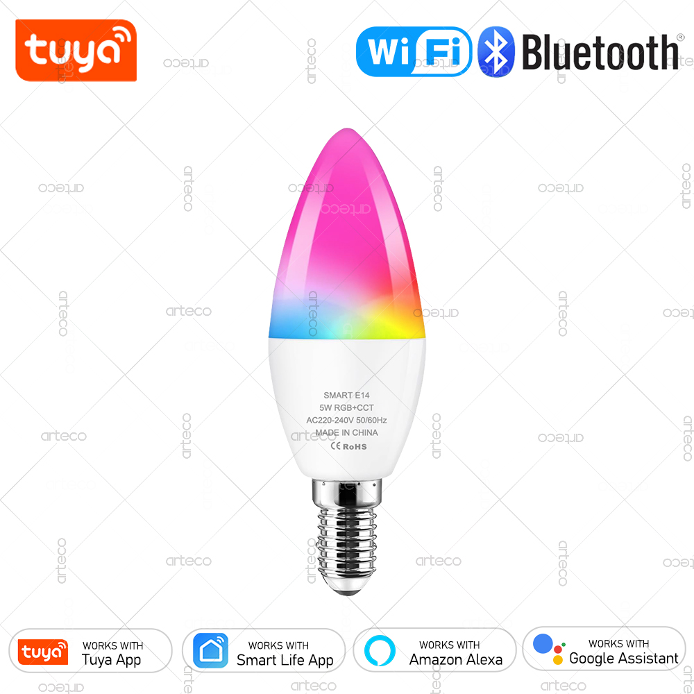 Tuya E14 Candle Lamp Smart Lif - Smart Home Decor recension och pris