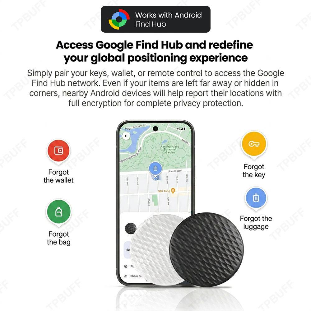 Tag Android Tracker Location G - Smart Home Logo recension och pris