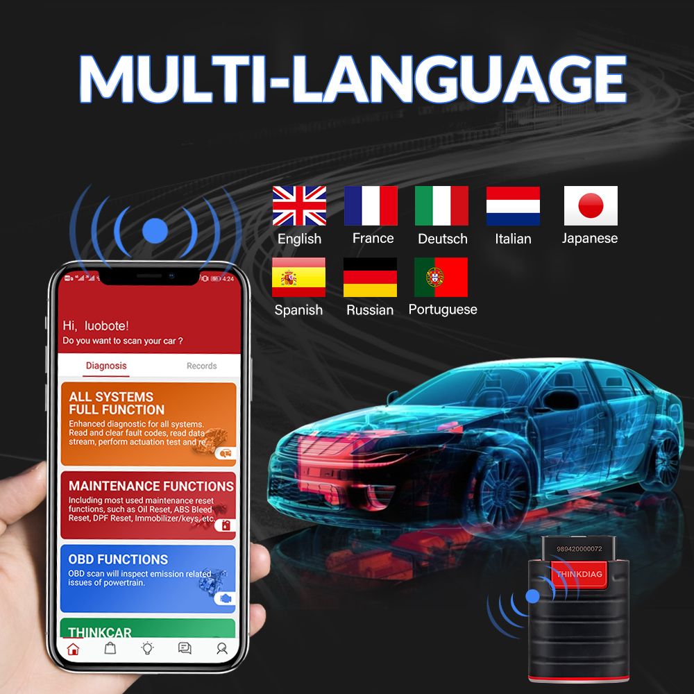 Thinkcar Thinkdiag 1 New Versi - Smart Home Orvibo recension och pris