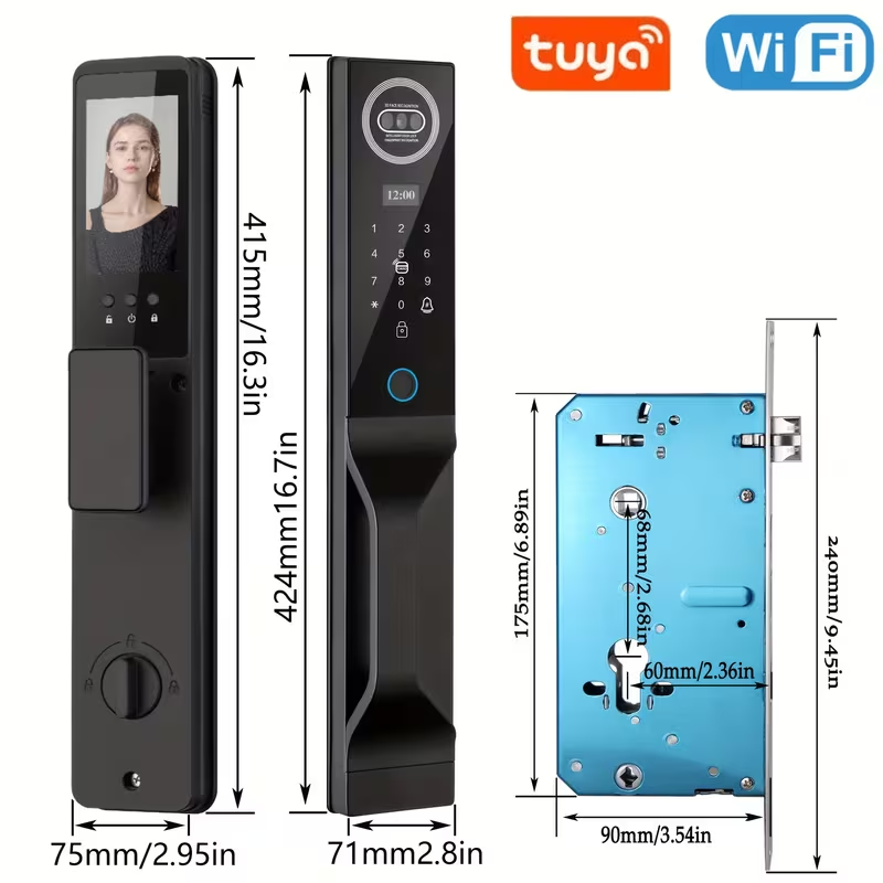 1pc 3D Facial Recognition Palm - Smart Home Video recension och pris