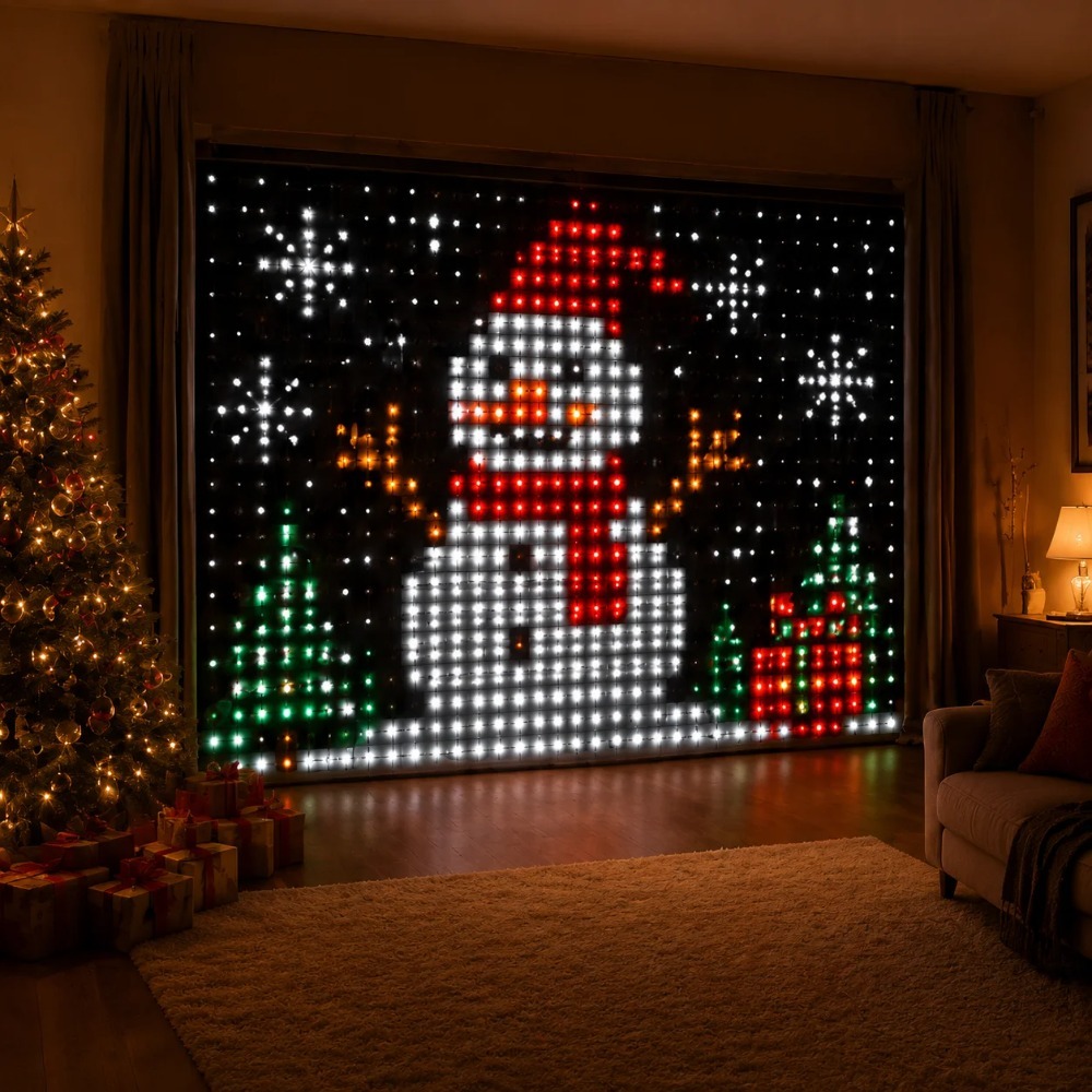 LED Pixel Curtain Lights Bluet - Smart Home Decor recension och pris