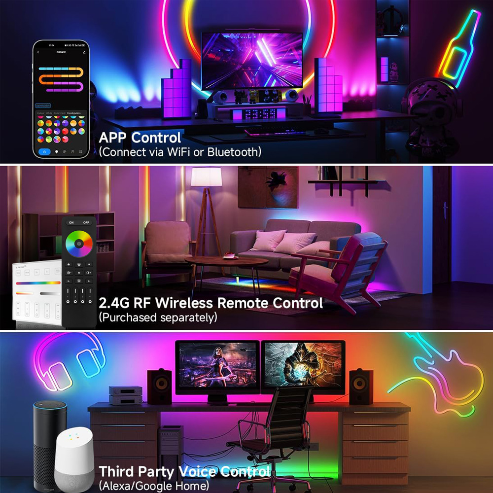 2.4G WiFi RGB SPI Controller T - Smart Home Llm recension och pris