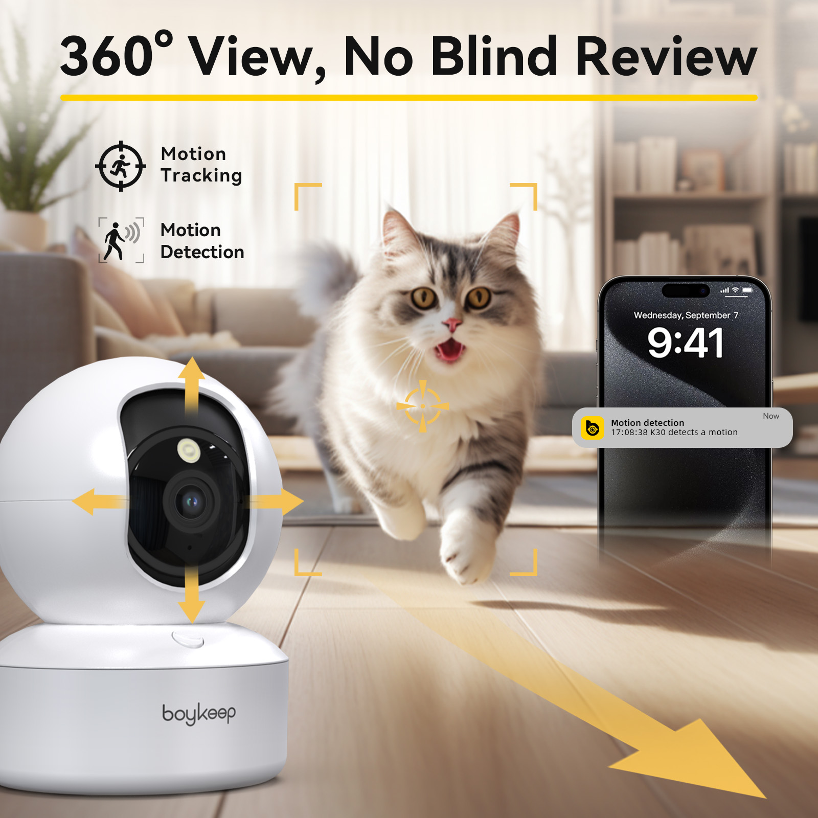 Boykeep 2K Pet Dog Camera with - Smart Home Ezviz recension och pris