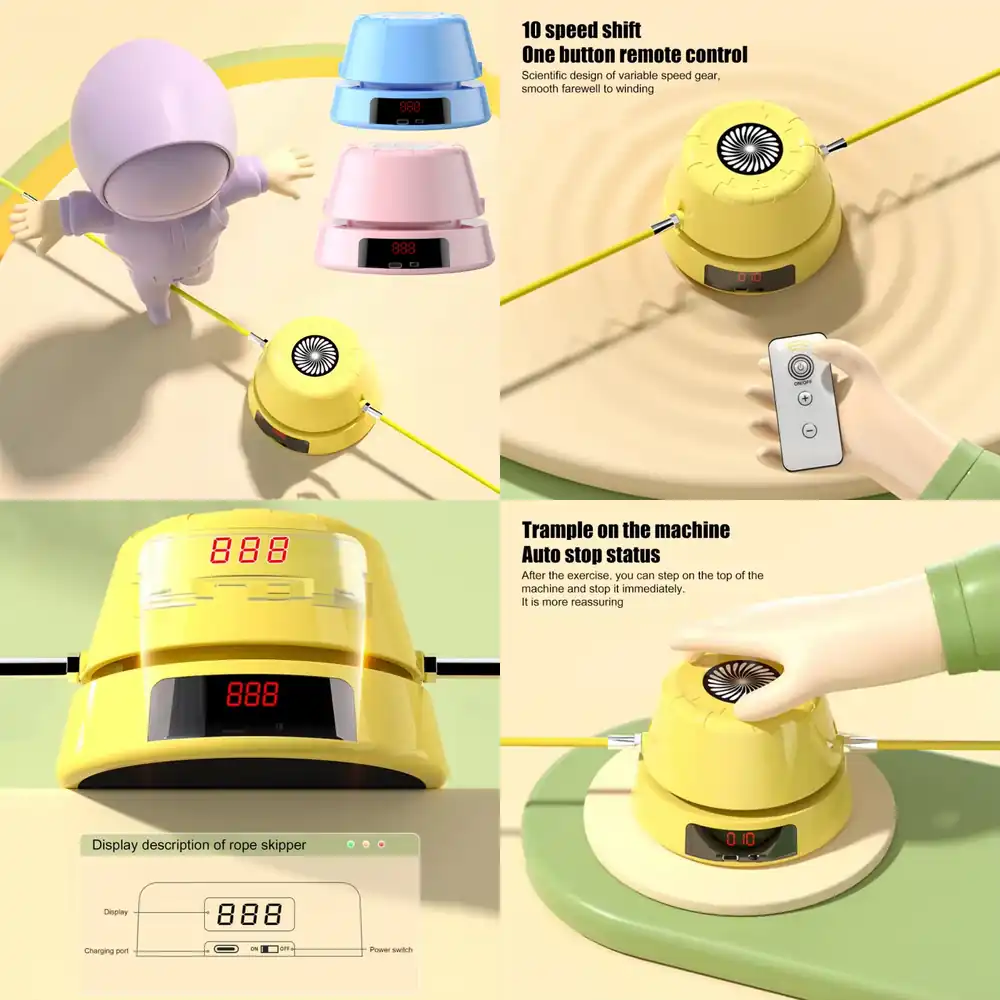 WAP01  Smart Electric Skipping - Smart Home Gym recension och pris