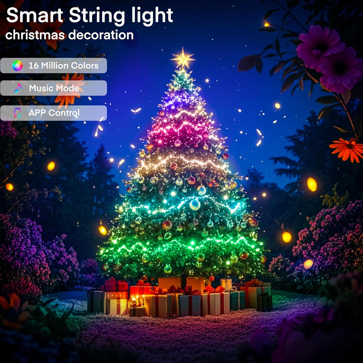 WS2812B RGBIC LED String Light - Smart Home Decor recension och pris