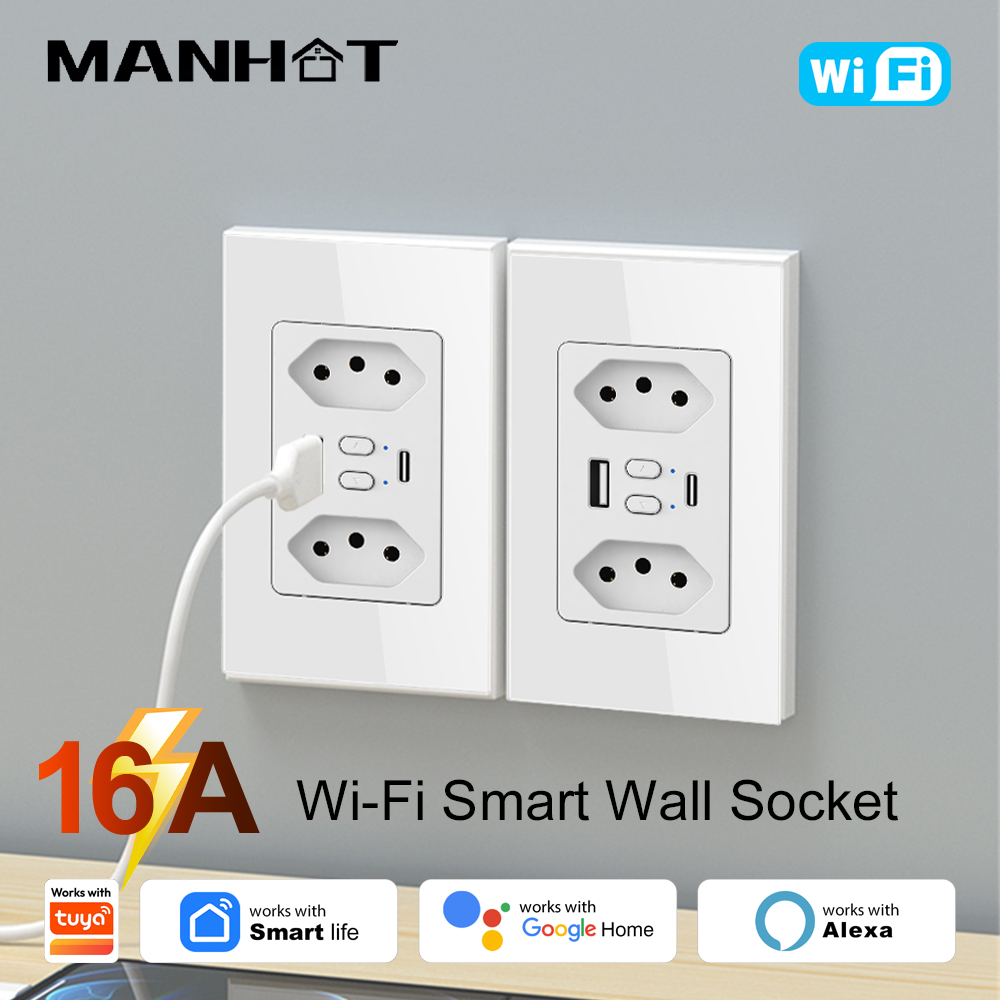 MANHOT Wifi Smart Brazil Socke - Smart Home Wiz recension och pris