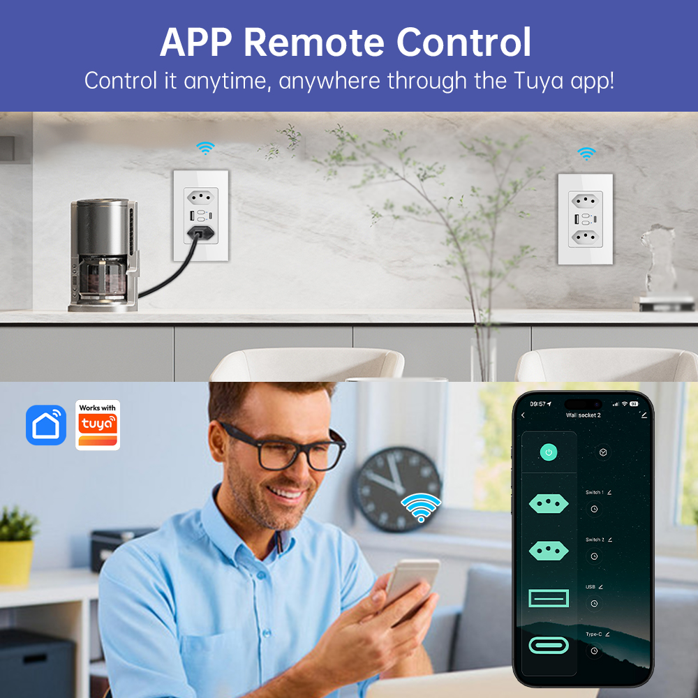 MANHOT Wifi Smart Brazil Socke - Smart Home Wiz recension och pris