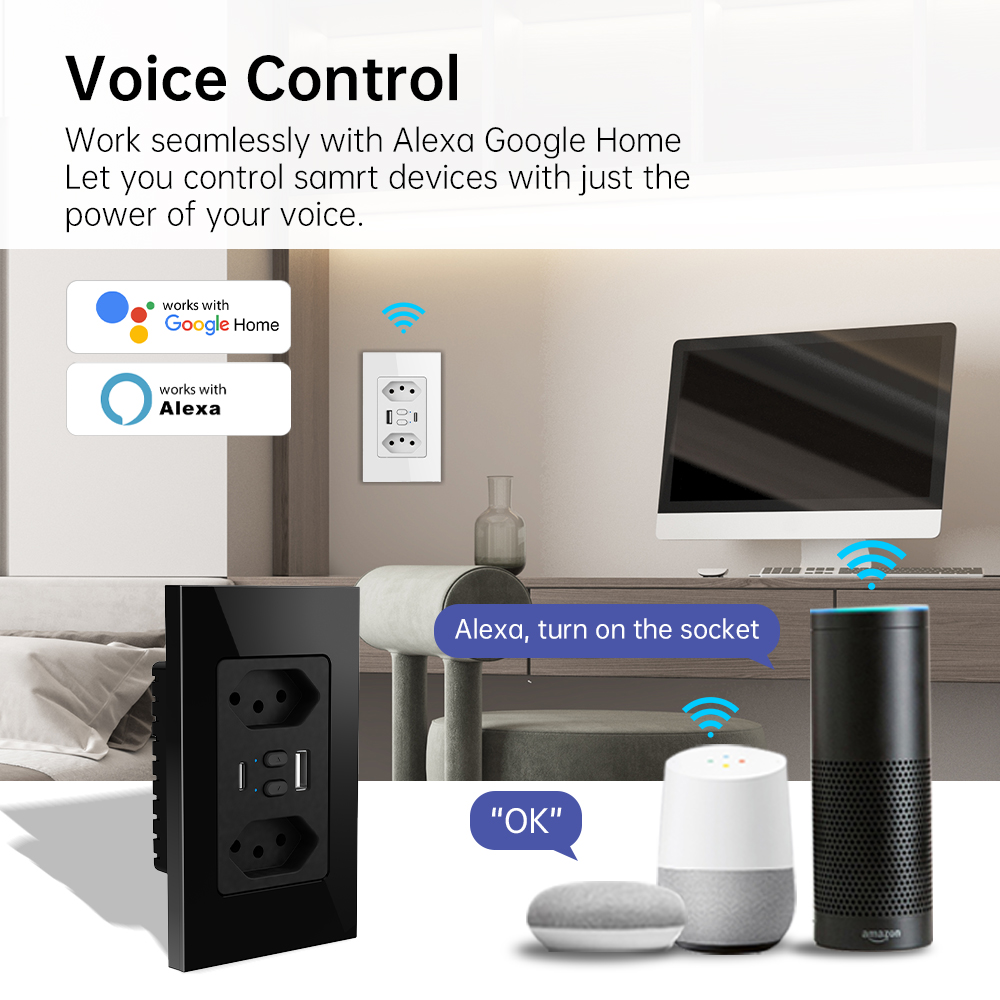 MANHOT Wifi Smart Brazil Socke - Smart Home Wiz recension och pris