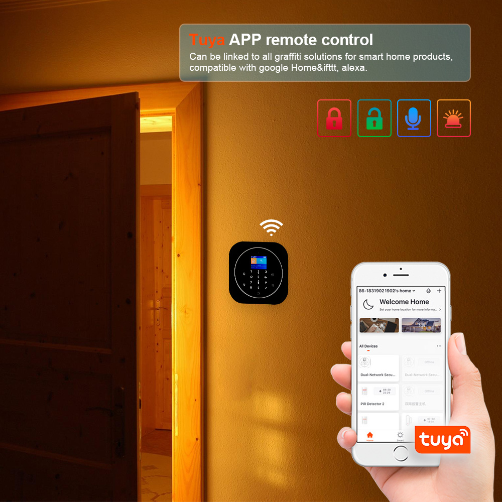 KERUI G12 Wireless Tuya Home A - Smart Home Ecosystems recension och pris