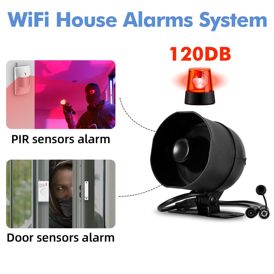 KERUI 120db Siren Alarm System - Smart Home Ecosystems recension och pris