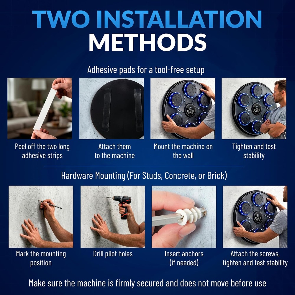 Smart Music Boxing Machine wit - Smart Home Gym recension och pris