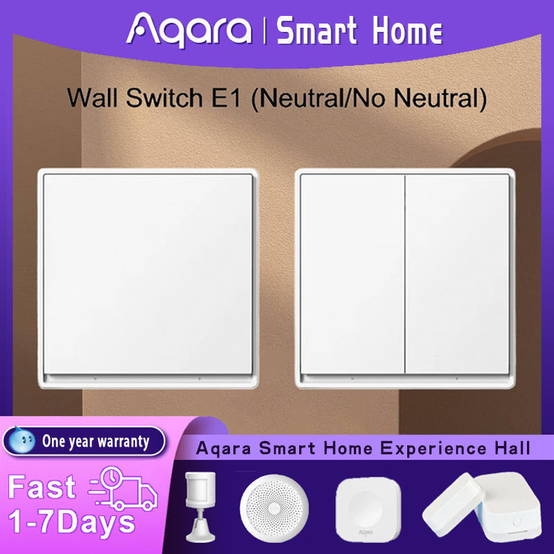 Original Aqara Wall Switch E1  - Smart Home Future recension och pris