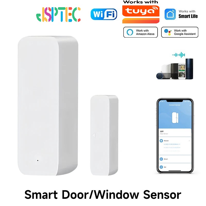 Tuya WiFi Smart Door Sensor Do - Smart Home Ecosystems recension och pris